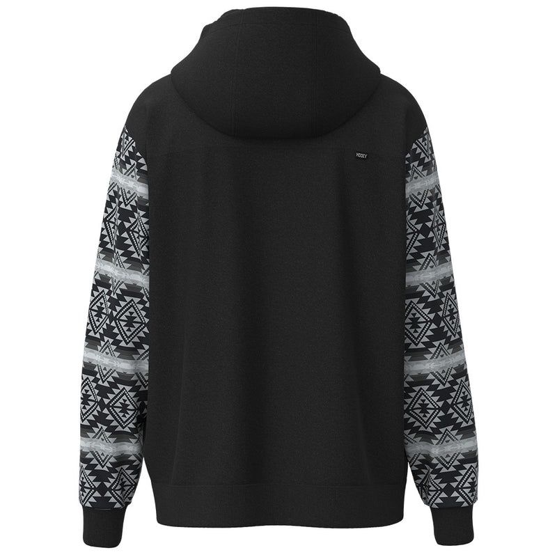 Hooey Legendary Polar Fleece Black w/Aztec Hoody