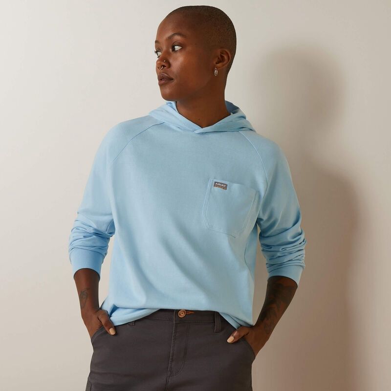 Ariat Work Women's Rebar Cotton Strong Clear Sky LS - 10043841