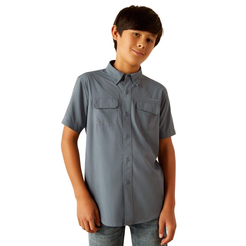 Ariat Boy's VentTek Outbound Short Sleeve Button Up Shirt 10055418