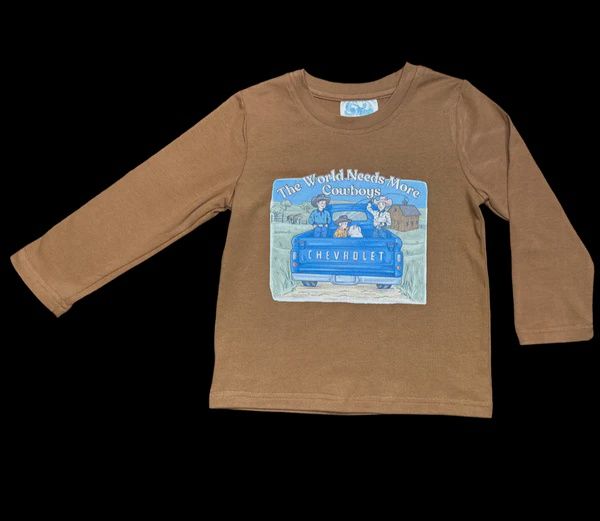 Shea BabyBoy's Shea Baby Need More Cowboys Long Sleeve Shirt  BGF02