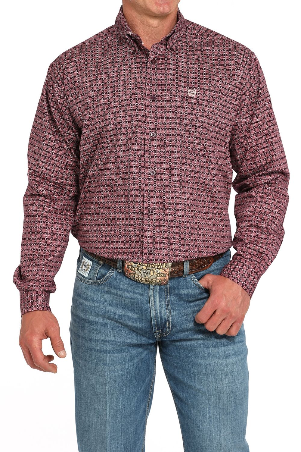 Cinch Men's Long Sleeve Shirt MTW1105922