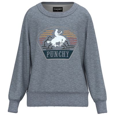 Hooey Girl's Punchy Youth Pullover PH1226GY