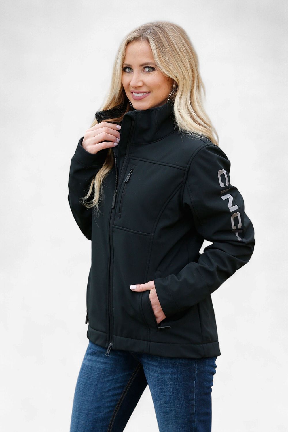 Cinch Ladies Jacket Soft Shell MAJ9866002 - Black