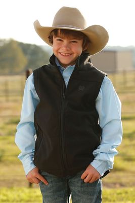 Cinch Boys Vest : MWV7520002 Black