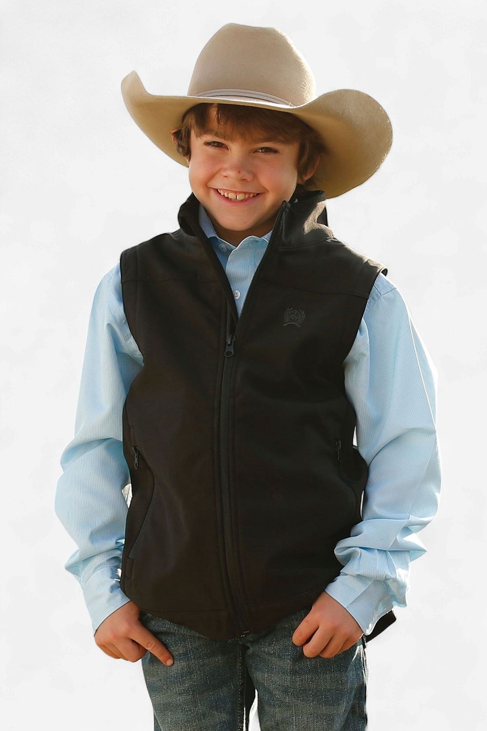 Cinch Boys Vest : MWV7520002 Black