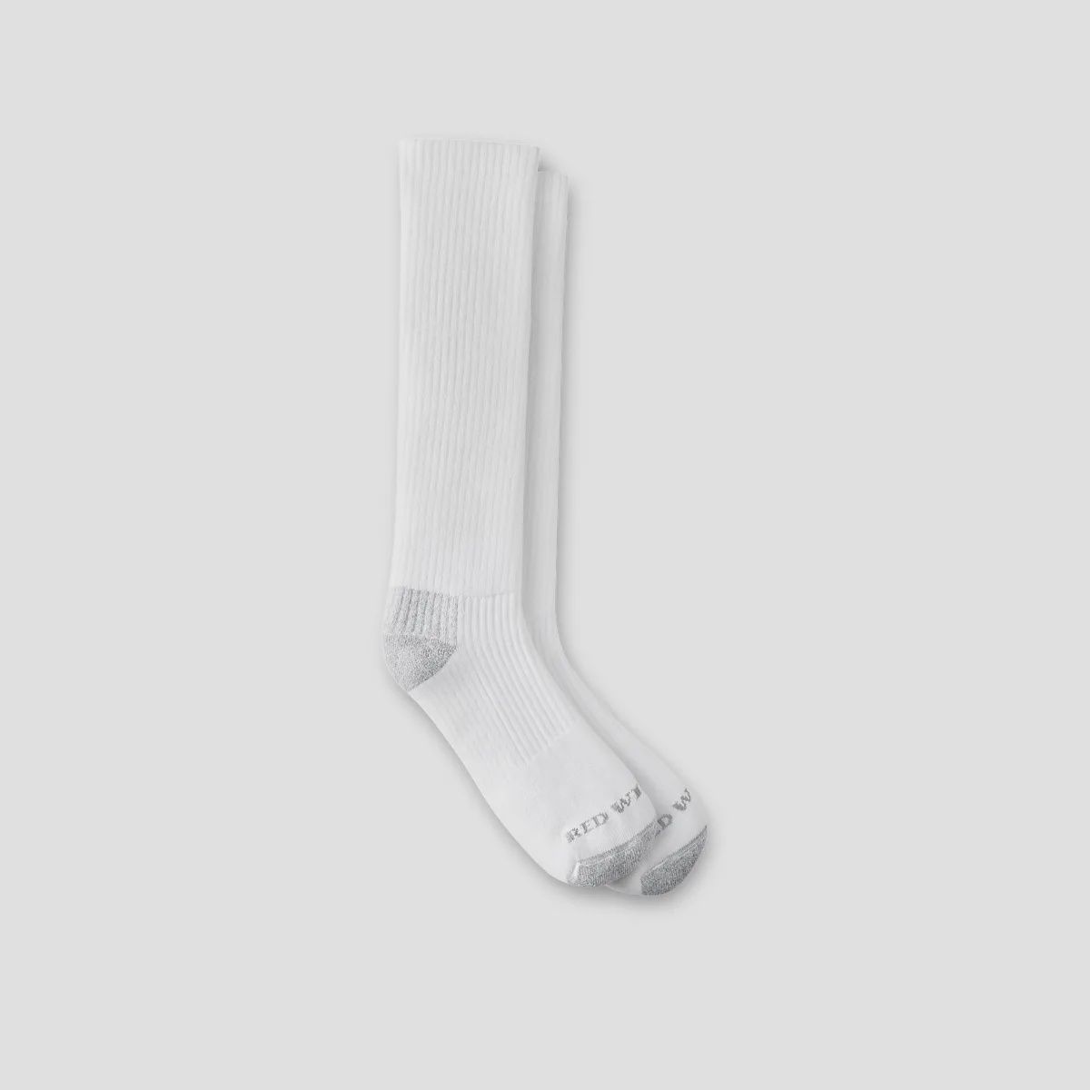 Red Wing Unisex Cotton Blend Over-the-Calf Sock in White 97274