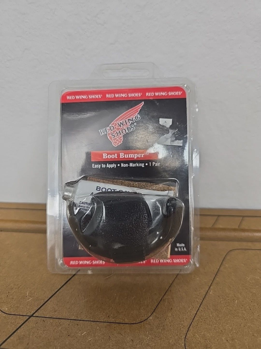 Red Wing Boot Bumper Black