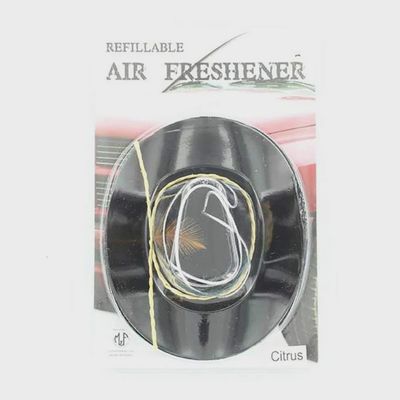 Cowboy Hat Air Freshener Black Citrus 28506