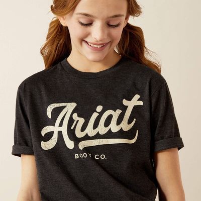 Ariat Youth Boot Script Short Sleeve Tee 10054023