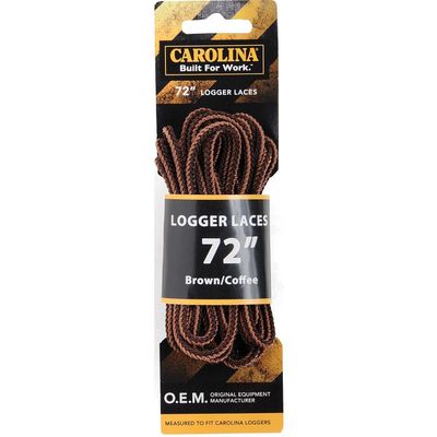 Carolina Men's 72 inch Logger Laces Brown/Coffee CA911S