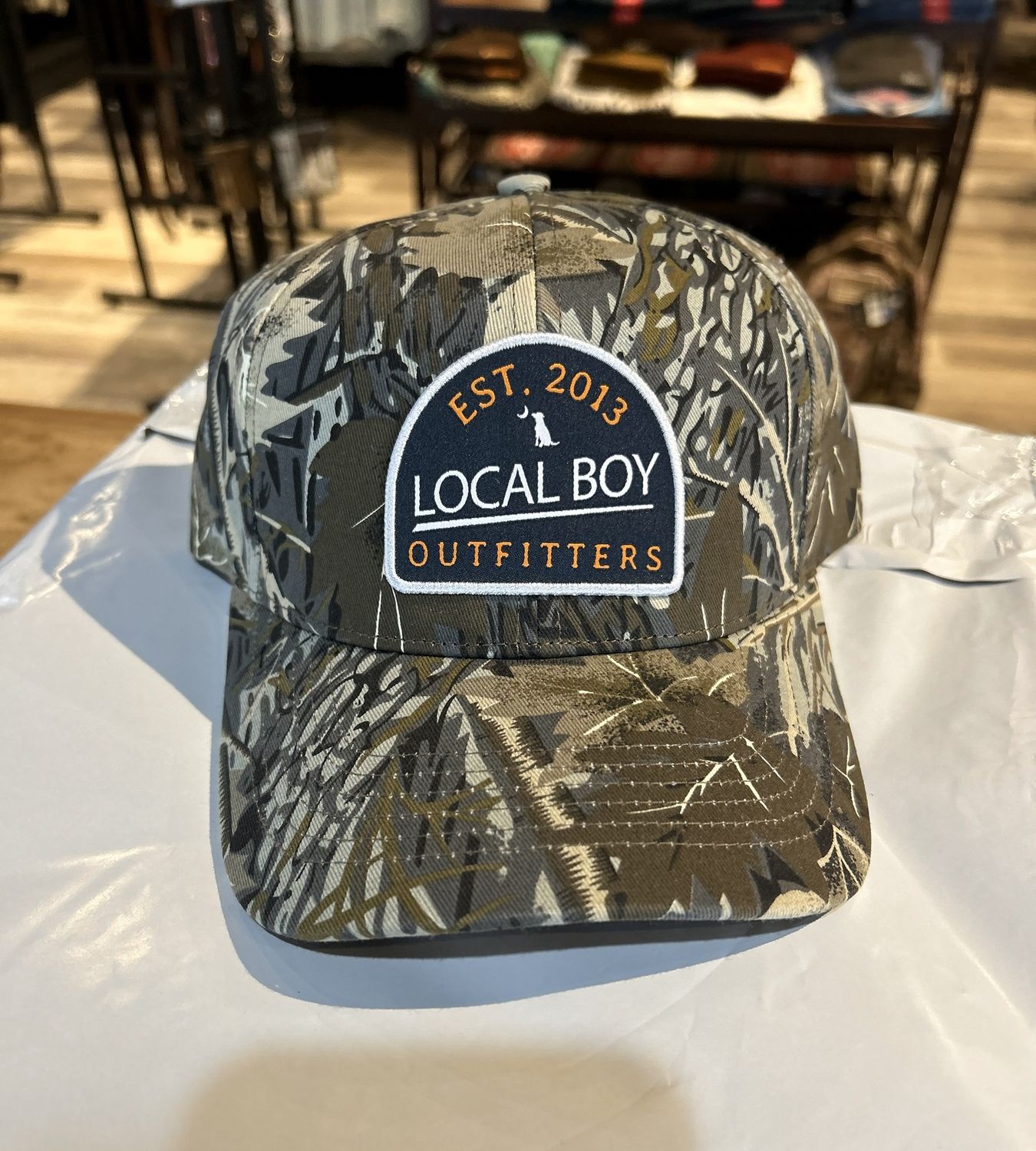 Local Boy Men's Camo Patched Hat L3000358