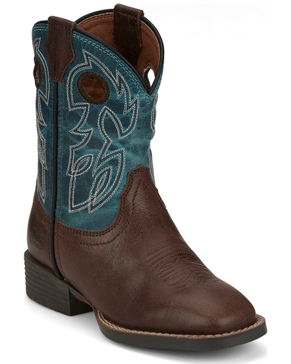 Justin Boys Bowline Western Boot Square Toe JK7524