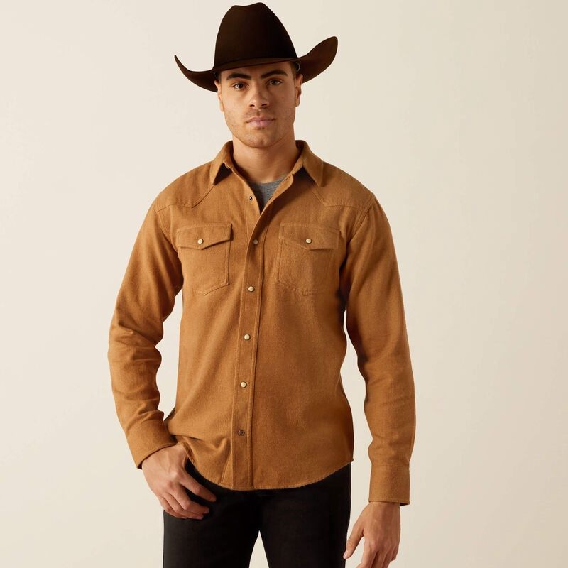 Ariat Mens Hyde Retro Long Sleeve Snap Shirt 10053875
