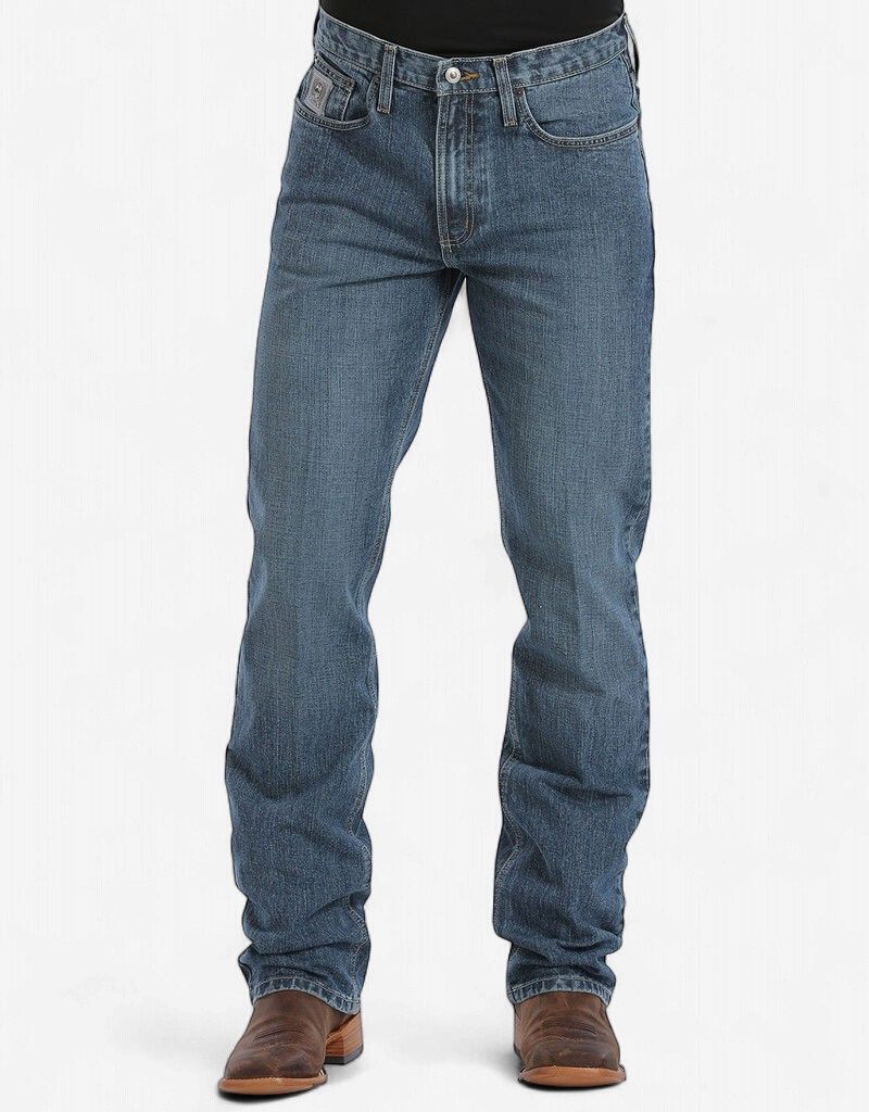 Cinch Denim Men's Silver Label Slim Fit Straight Leg Jeans MB98034001