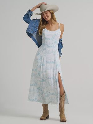 Wrangler Retro Maxi Dress Womens 112375239
