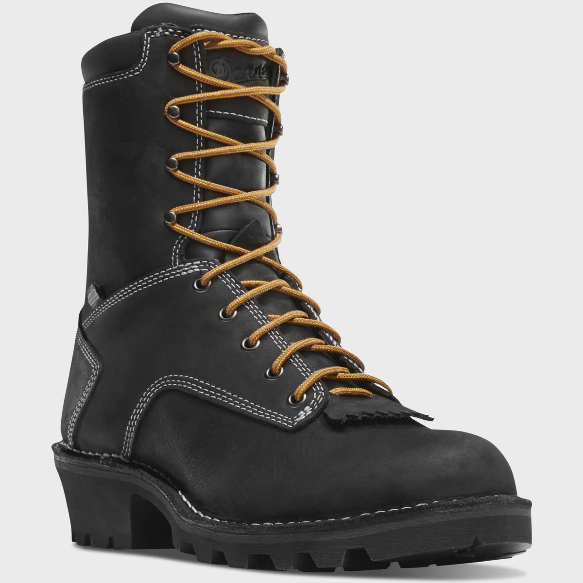 Danner Men's 8" Logger Soft Toe Black WP 15431