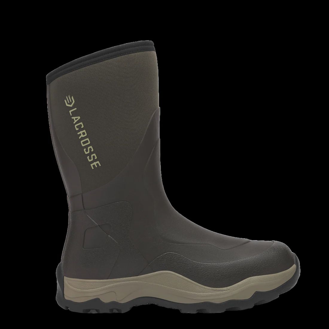 Lacrosse Men's Alpha Agility 12" Brown Field Rubber Boot 336880