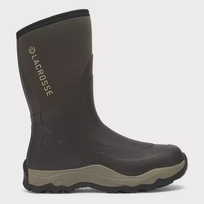 Lacrosse Men's Alpha Agility 12" Brown Field Rubber Boot 336880
