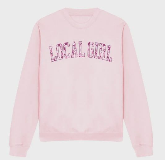 Local Girl Pink Arch Crew L5130037