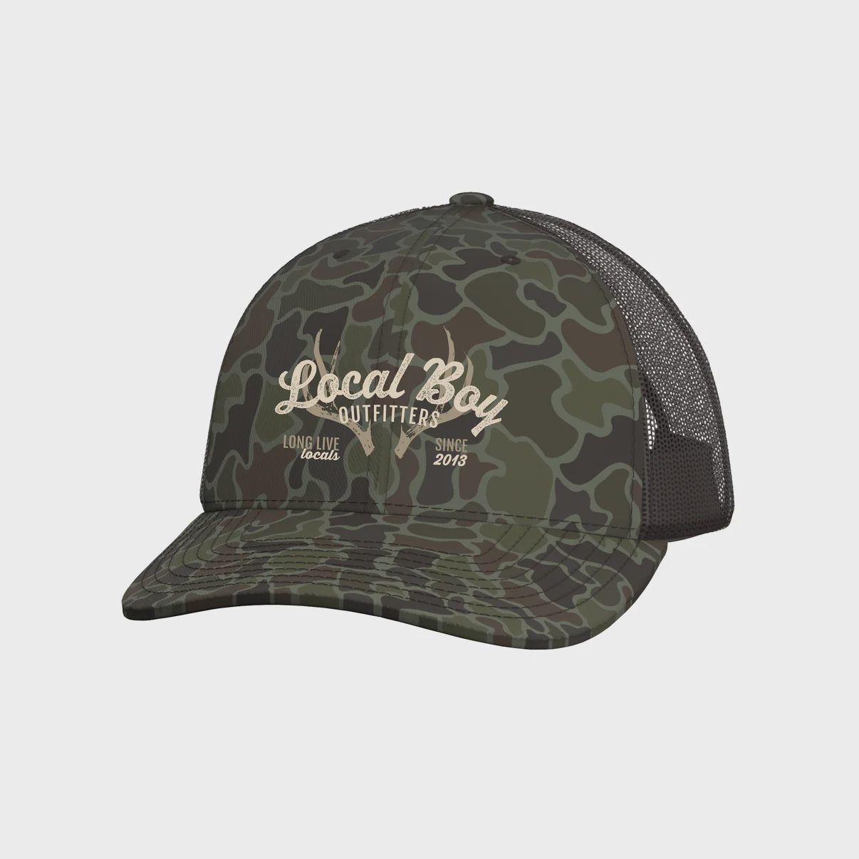 Local Boy Localflage Antler Arch Trucker Hat L3000372