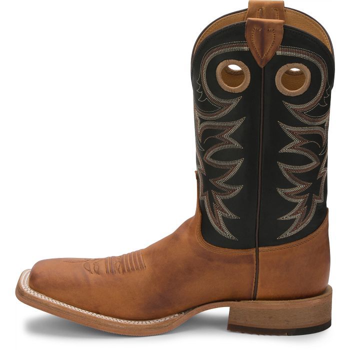 JUSTIN Men's Bent Rail J Flex CADDO BROWN BR740