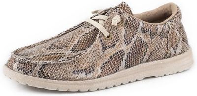 Roper Women's Hang Loose Snake Print Casual Shoes Moc Toe - 09-021-1793-3181