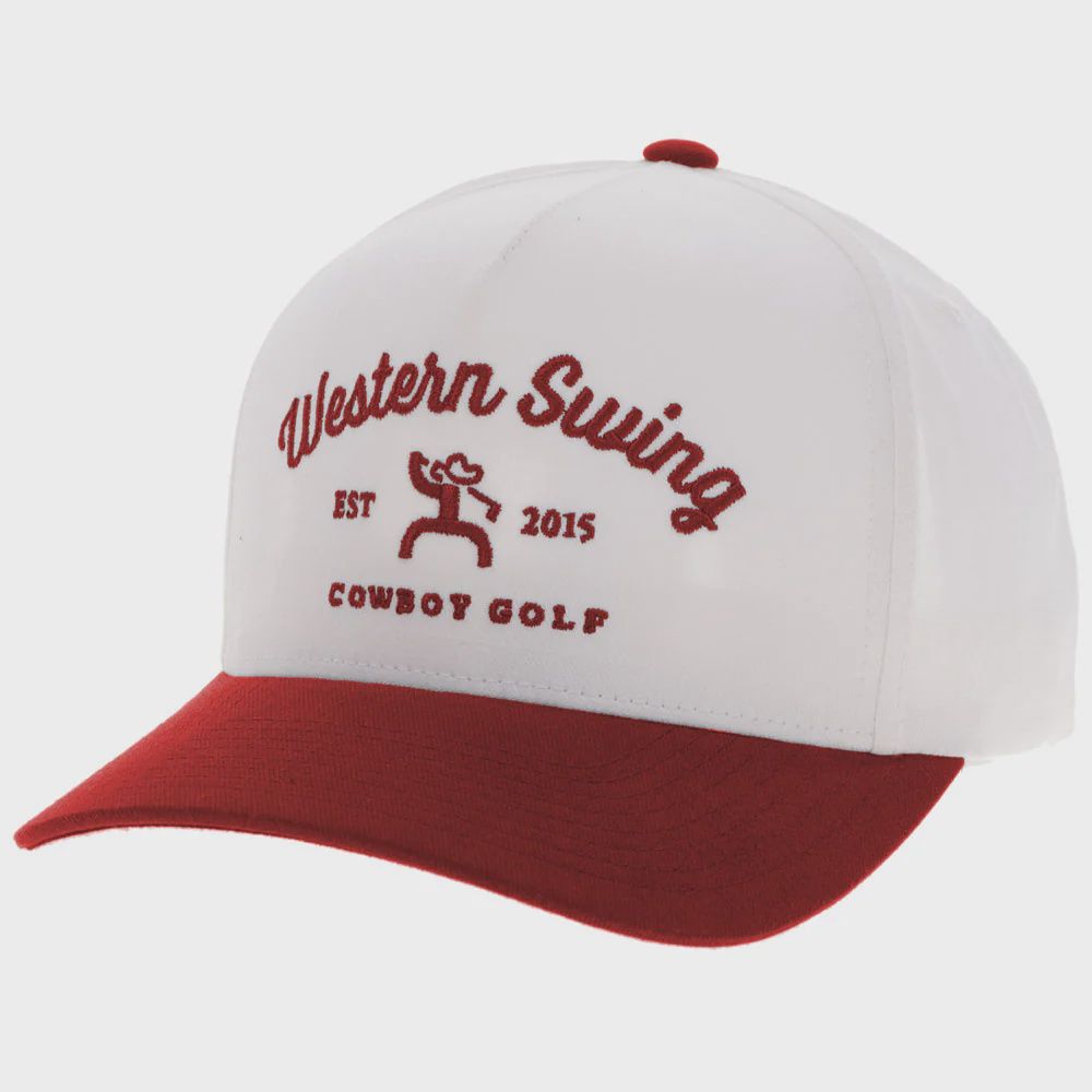 Hooey Men's Western Swing White Trucker Cap 2536-WHRD