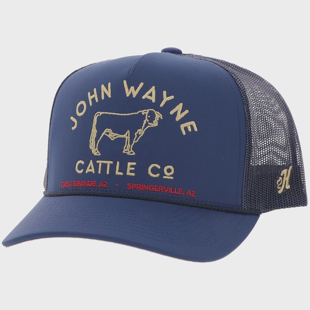 Hooey Men's John Wayne Navy Trucker Cap 2666T-NV
