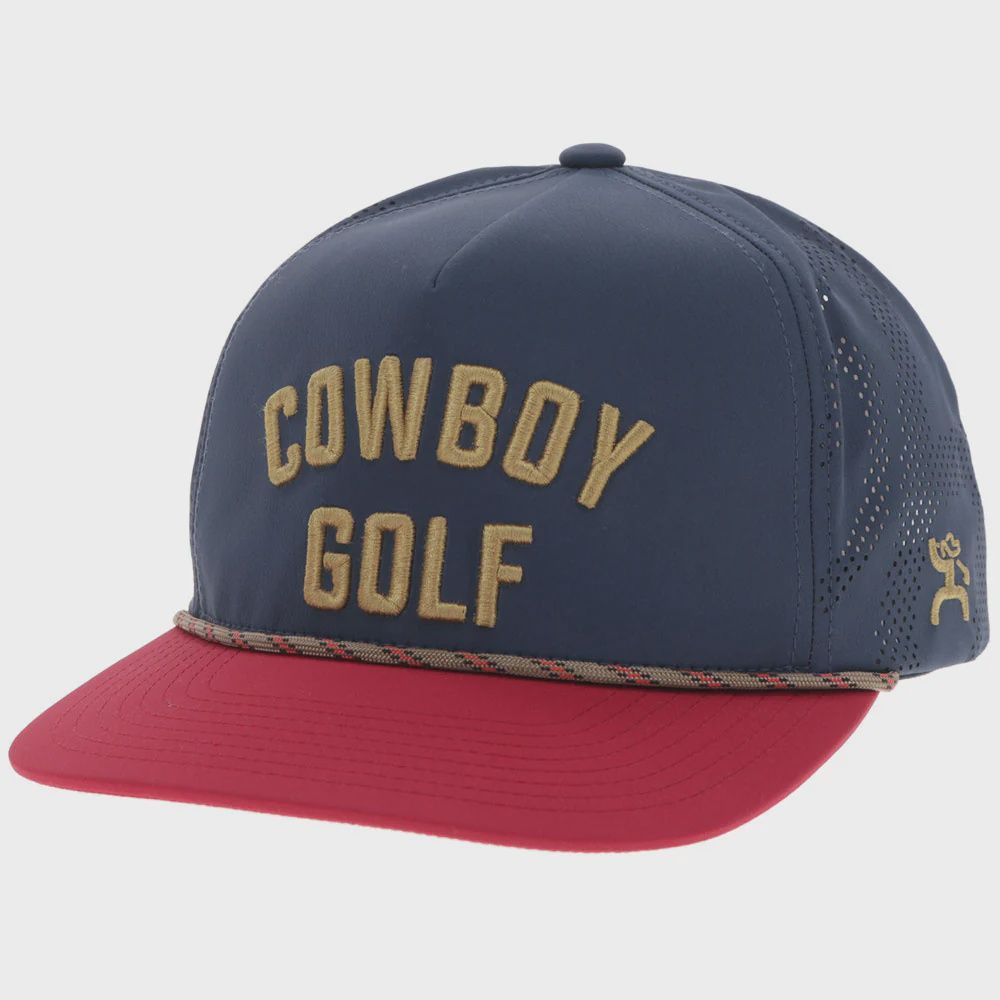 Hooey Men's Cowboy Golf Navy Trucker Cap 2516T-NVRD