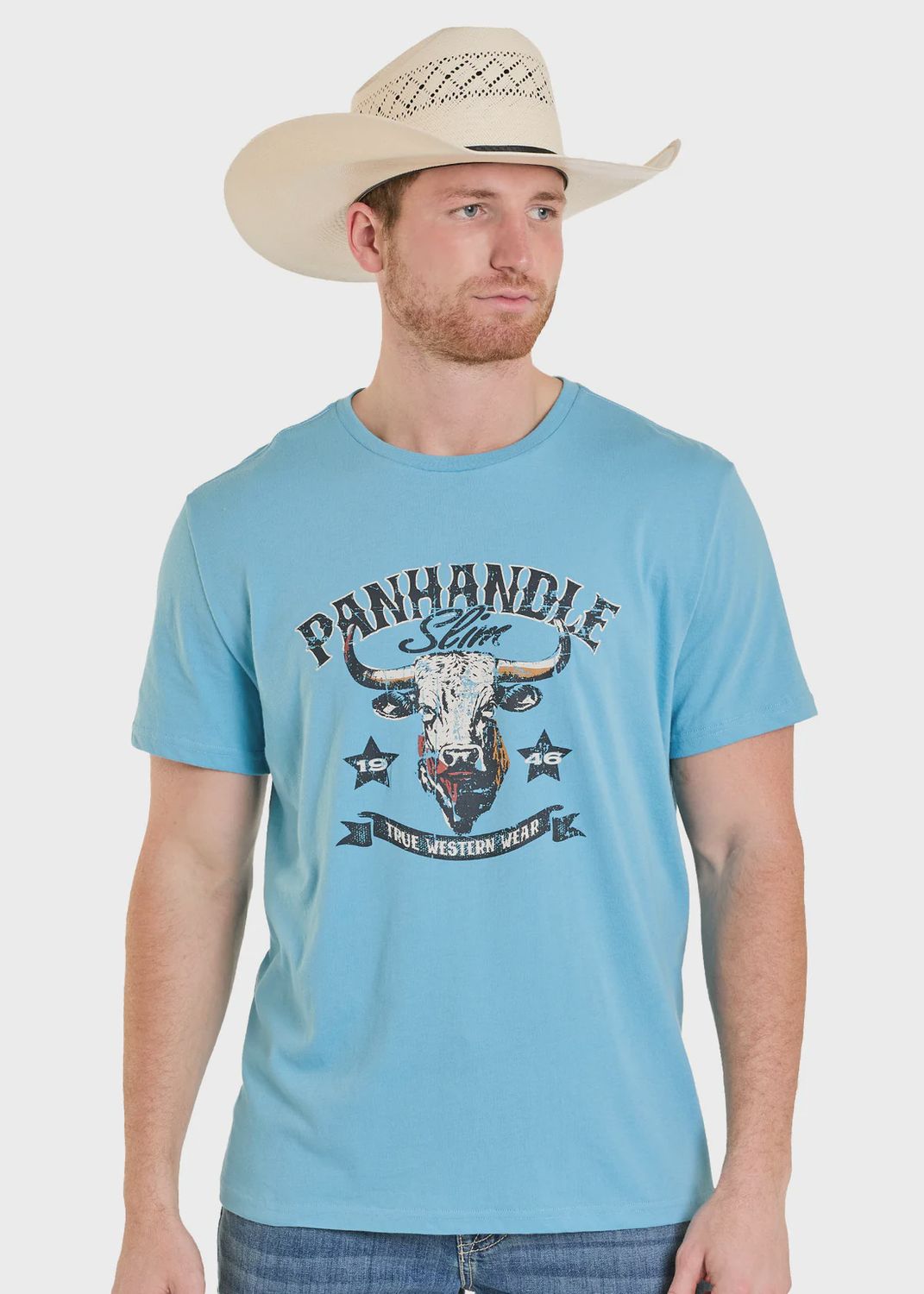 Panhandle Slim Mens Steer Tee PU21T08165