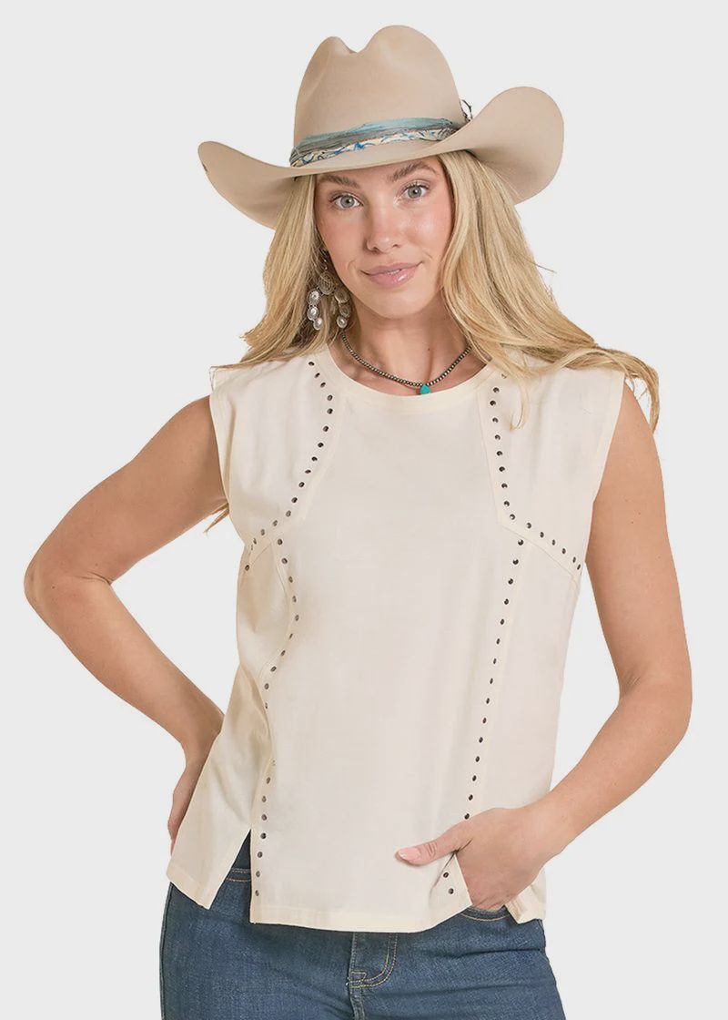 Panhandle Slim Studden Jersey Womens Tee LW21T08438