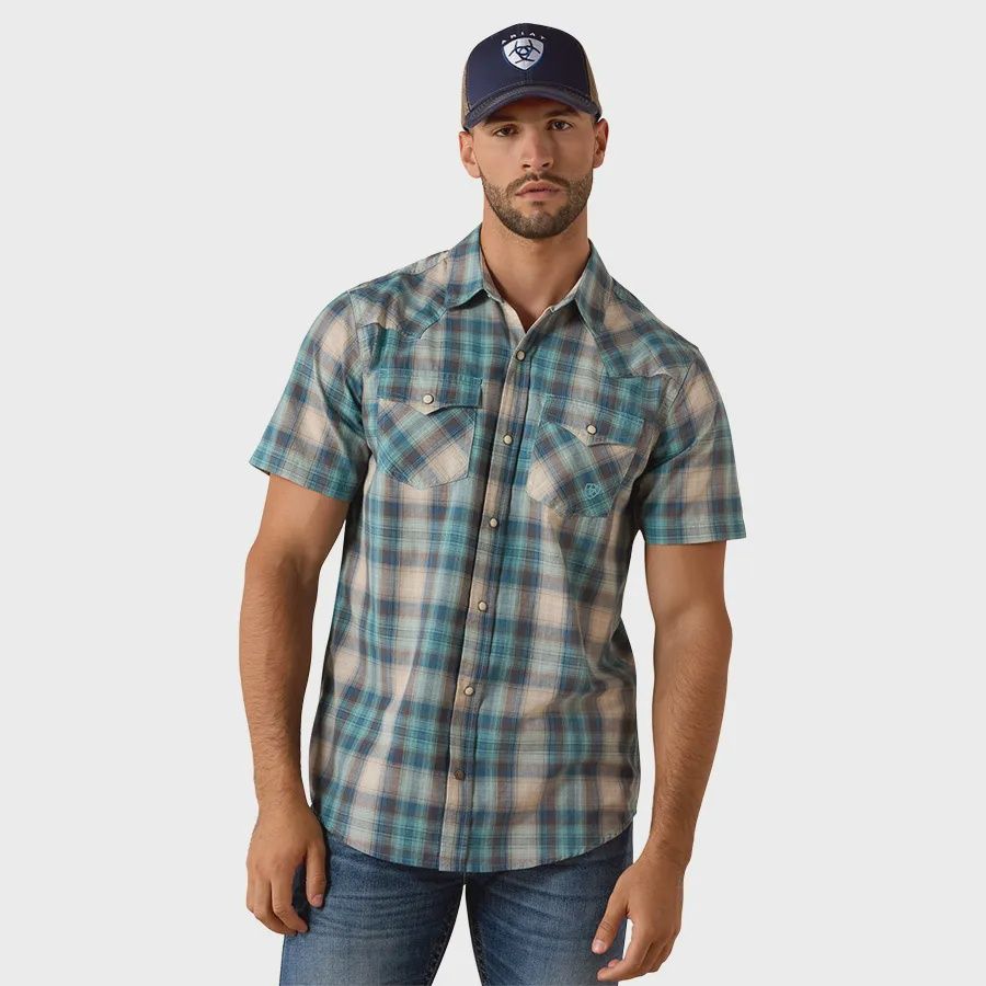 Ariat Mens Retro Halden Fitted Snap Shirt 10071738