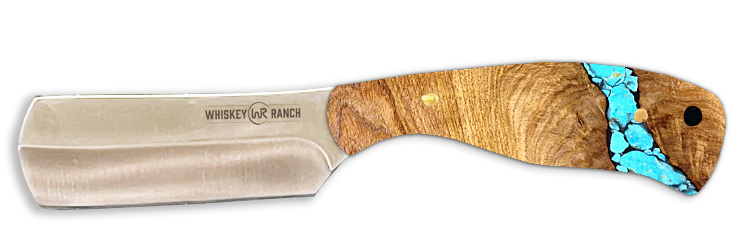 Whiskey Ranch Turquois River Acrylic Handle Bull Cutter WB48-14