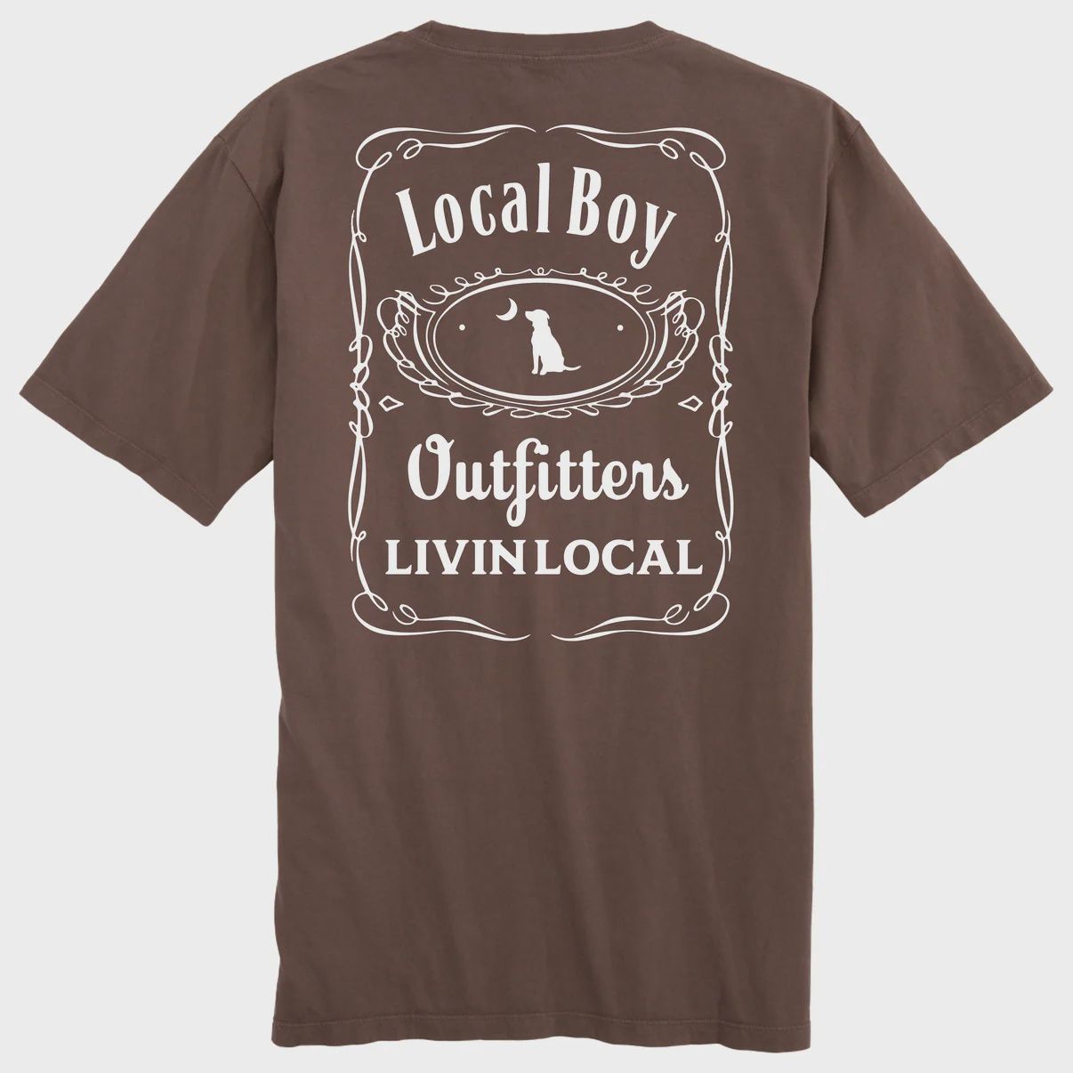 Local Boy Men's Jacked 2.0 Brown Tshirt  L1000709