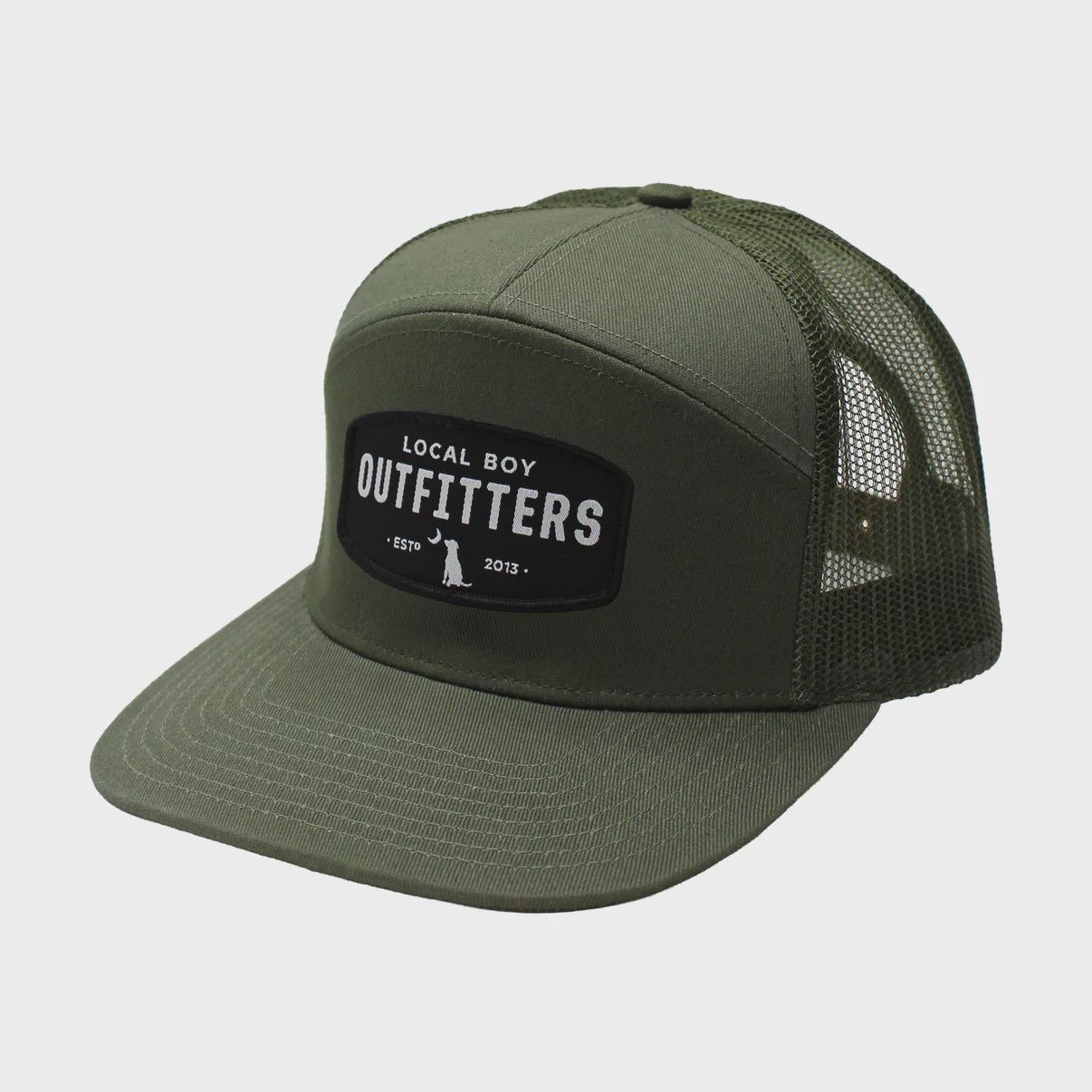 Local Boy Woven Patch 7 Panel Hat L3000467DGG