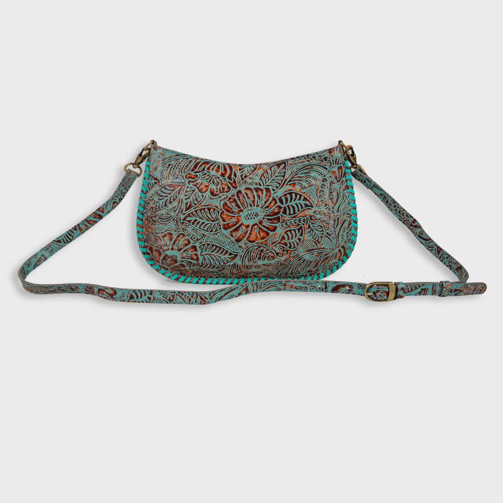 Myra Bag Trail Flower Leather Hairon Bag S-8078