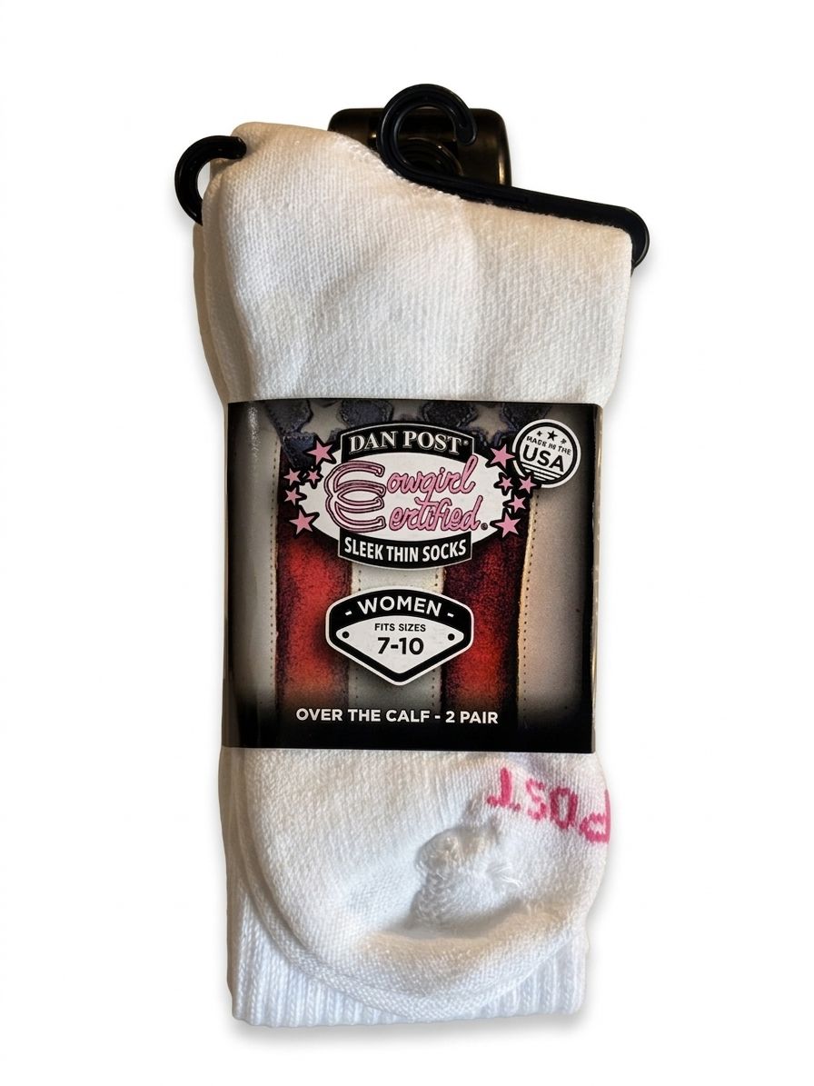 Dan Post Ladies Cowgirl Certified OTC Lites Sleek Thin Socks DPLCG9