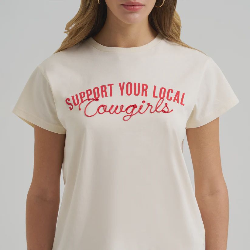Wrangler Retro Women's Support Your Local Cowgirls Tshirt 112375864
