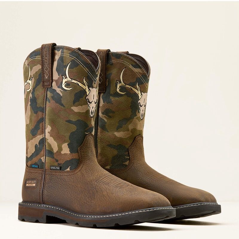 Ariat Rebar Men's Groundbreaker Antler H2O Steel Toe 10074287