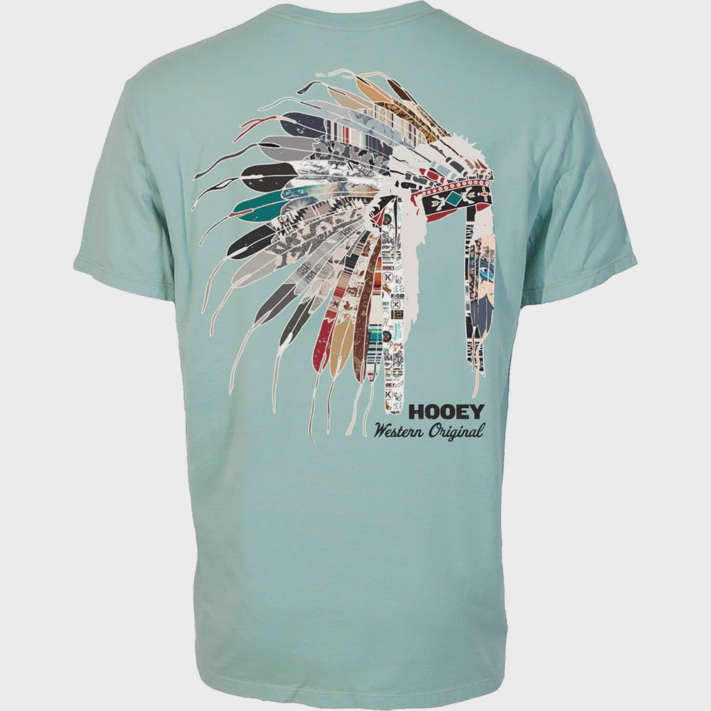 Hooey Heritage Men's Tshirt HT2613LTBL