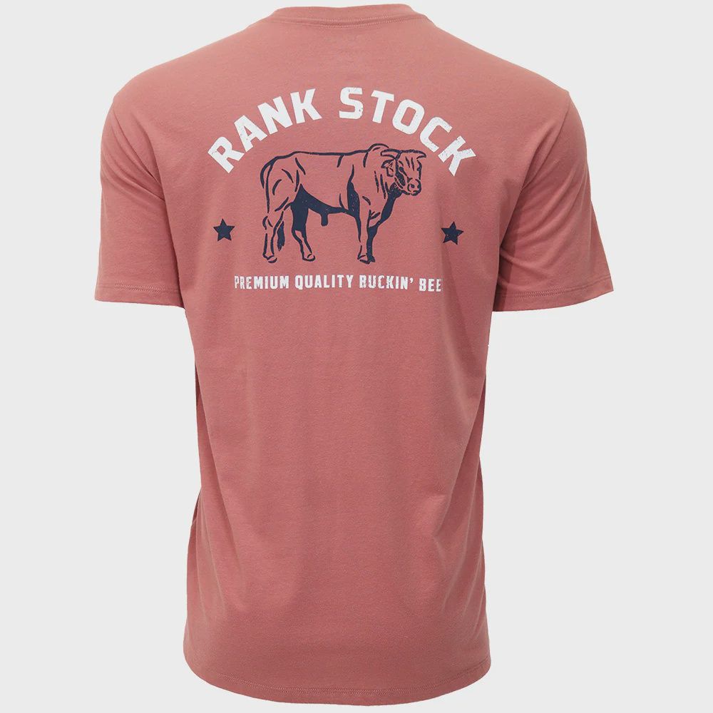 Hooey Charbray Rank Stock Tshirt HT1684DKPK