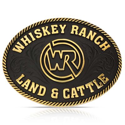 Montana Silversmith Attitude Buckle Classice Whiskey Ranch A1022WR