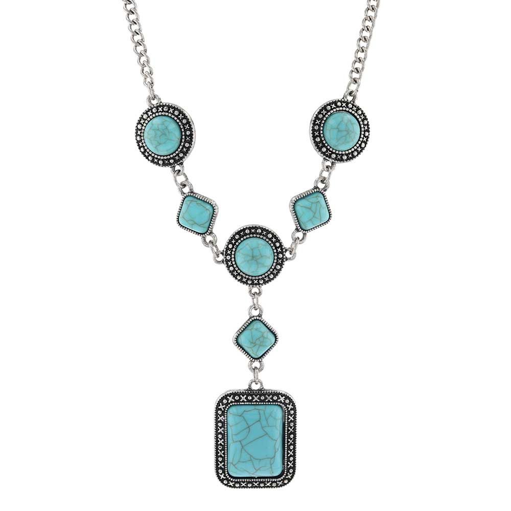 Montana Silversmiths Women's Turquoise Dimension Attitude Necklace ANC5928