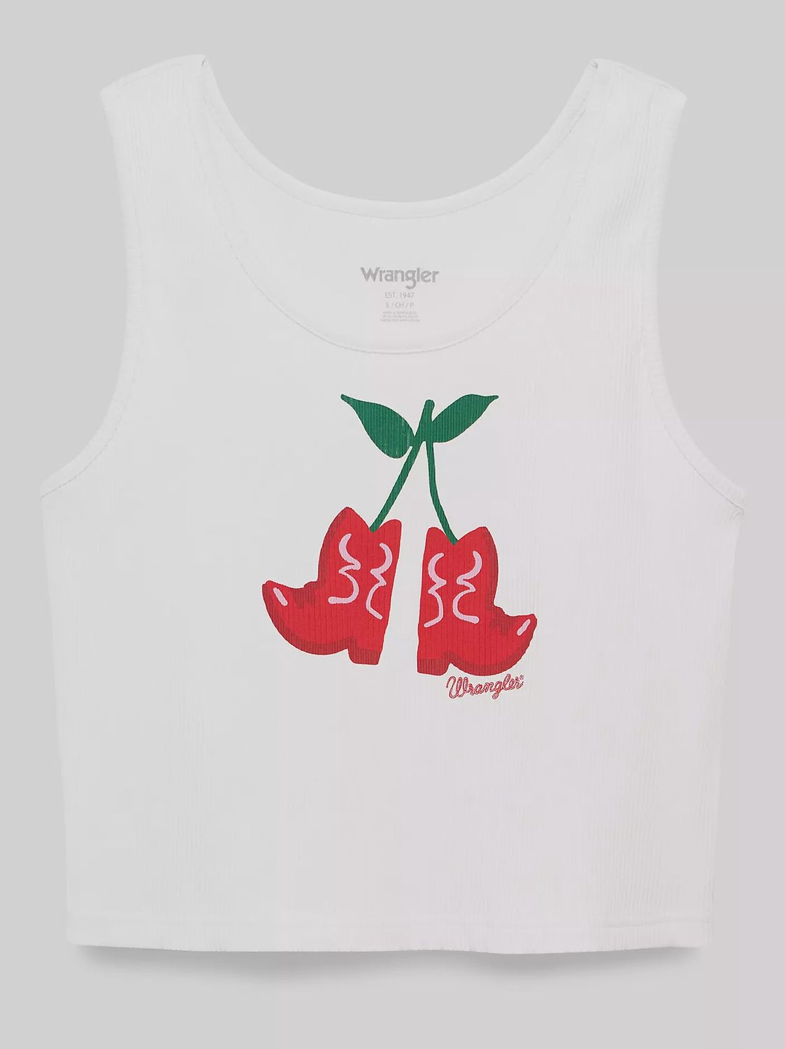 Wrangler Retro Women's Cherry Boots Tank 112375858