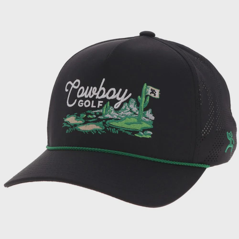 Hooey Hills Cowboy Golf Trucker Cap 2517-BK