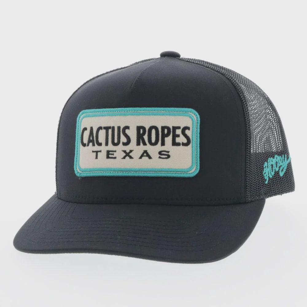 CR063 - Hooey "Cactus Ropes" Black Hat