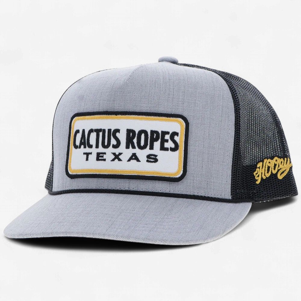 "CR116" Cactus Ropes Hat Grey/Black