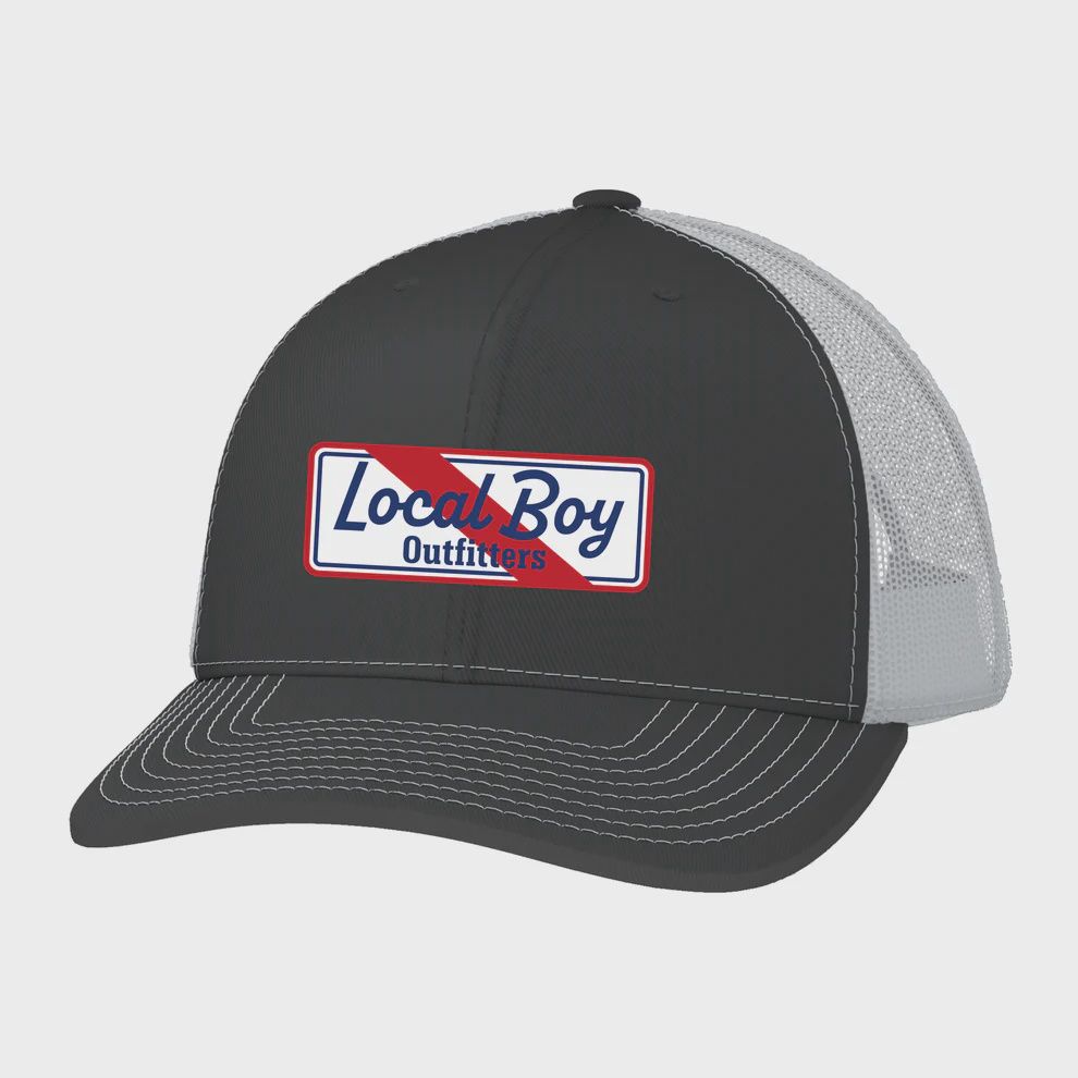Local Boy Men's First Ribbon Patch Trucker Hat L3000427