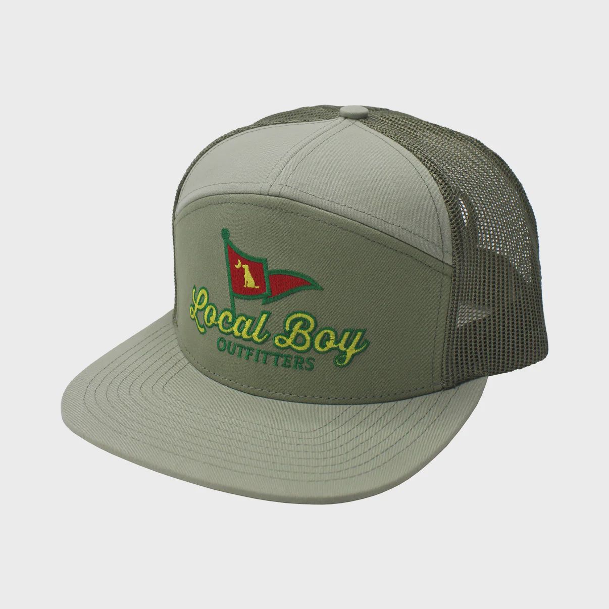 Local Boy Men's Front Pin Golf 7 Panel Hat