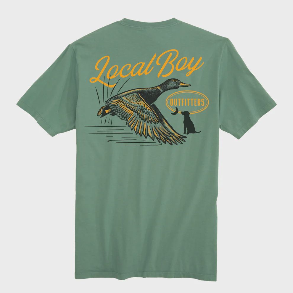 Local Boy Men's Moonlit Mallard in Light Green L1000654